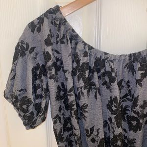 Free People Floral Blouse